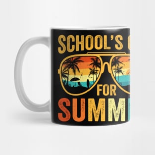 Retro Schools Out For Summer Mug